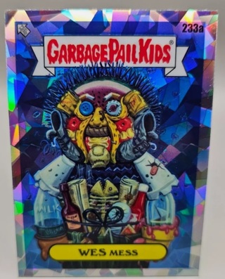 Garbage Pail Kids CHROME Series 5 - Wes Mess #233a ATOMIC Refractor 2022