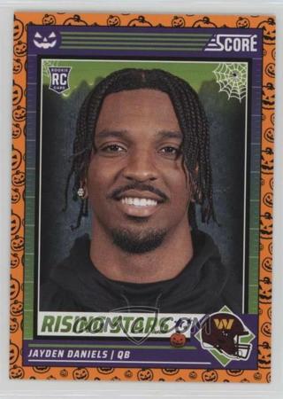 2024 Panini Score-A-Treat - Rising Stars - Orange Pumpkins #26 - Jayden Daniels