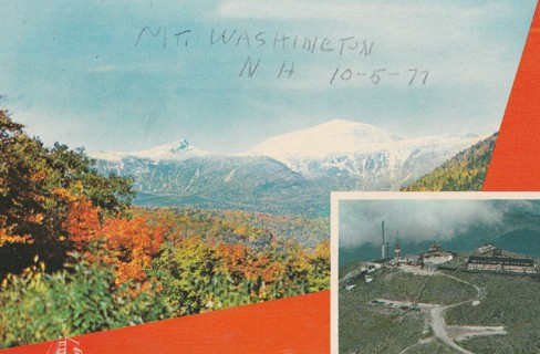 Vintage Unused Postcard: z: Mount Washington, NH