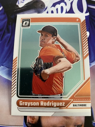 2024 Donruss Optic  #62 Grayson Rodriguez - Baltimore Orioles