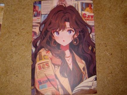 Anime one new nice vinyl sticker no refunds regular mail Very nice these are all nice