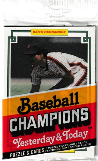 1984 Donruss Baseball Champions Extra Large Baseball Cards Sealed Package