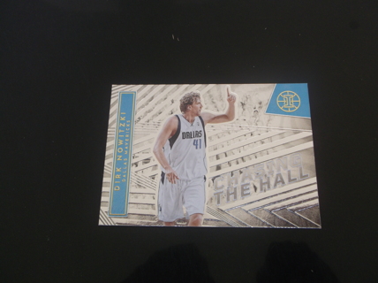 2021-22 Panini Illusions Chasing the Hall    Dirk Nowitzki  insert   card  #  12   Dallas Mavericks