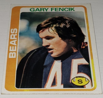 ♨️♨️ 1978 Topps Gary Fencik Football card # 497 Chicago Bears ♨️♨️