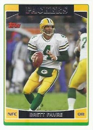 2006 TOPPS BRETT FAVRE CARD