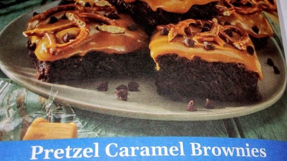 *Pretzel Carmel Brownies+Yummy*