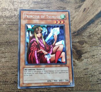 Yu-Gi-Oh Card Princess of Tsurugi silver foil title