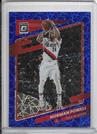 Norman Powell 2021-22 Optic Blue Velocity #121