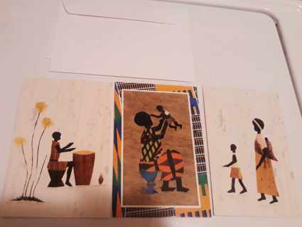 3 Rwandan Women Notecards (w/Envelopes) #1