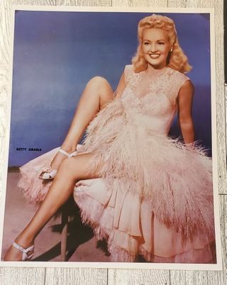 8 x 10" Betty Grable Photo