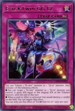 Yugioh! Evil Twin GG EZ - GEIM-EN022 - Rare - 1st Edition