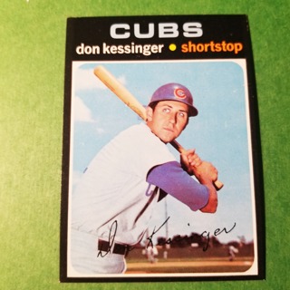 1971 Topps Vintage Baseball Card # 455 - DON KESSINGER - CUBS - NRMT/MT