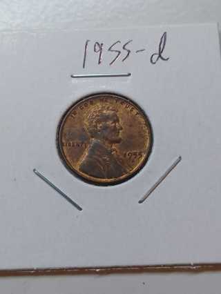 1955-D Lincoln Wheat Penny! 19