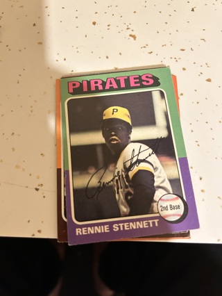 1975 topps rennie stennett