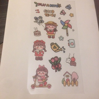 Kawaii Sticker sheet read description before bidding