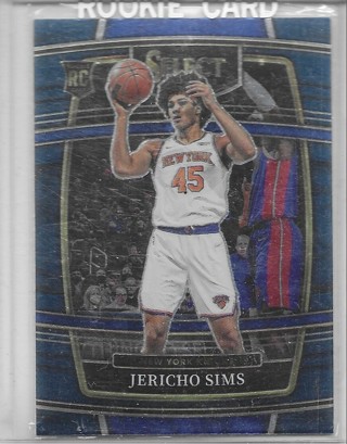 Jericho Sims 2021-22 Select #87 Rookie Card