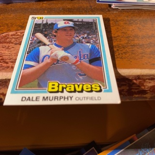 1981 donruss Dale Murphy baseball card 