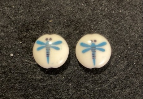 Ceramic Dragonfly Beads