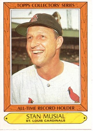 1985 Topps Stan Musial All Time Record Holder