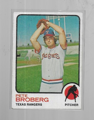 1973 TOPPS PETE BROBERG #162