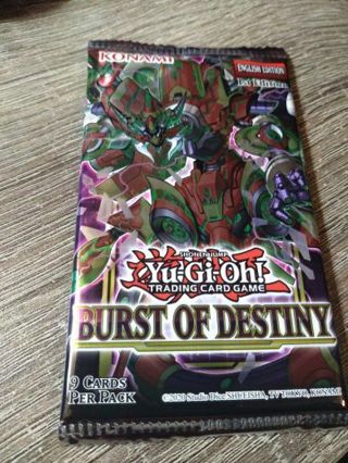 BRAND NEW YU-GI-OH BOOSTER PACK 9 CARD pack