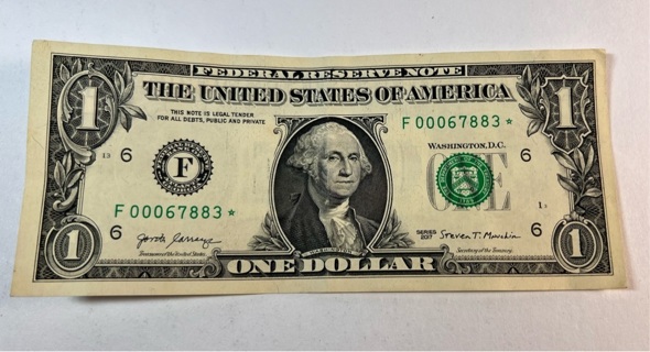 Low Serial Number STAR NOTE