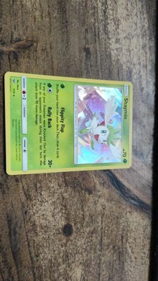 Pokemon Shining Legends Holo Black Star Rare Shaymin