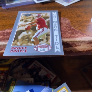 2006 press pass coll series old school Brodie croyle football card 