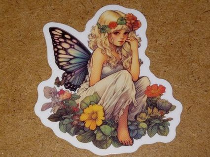 Fairy Cute one new nice vinyl lab top sticker no refunds regular mail high quality!