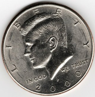 2000 P&D JFK HALF DOLLAR SET OF TWO CIRCULATED