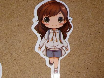 Girl Cute 1 nice vinyl sticker no refunds regular mail only Very nice quality!