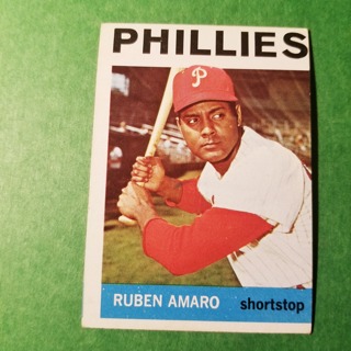 1964 - TOPPS BASEBALL CARD NO. 432 - RUBEN AMARO - PHILLIES