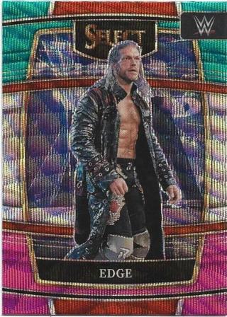 2022 SELECT WWE EDGE TRI-COLOR WAVE PRIZM REFRACTOR CARD