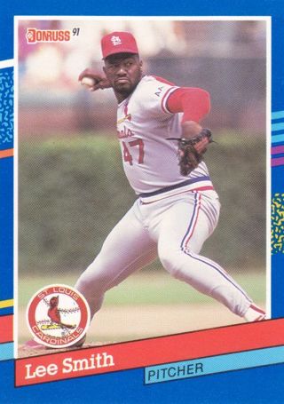 Lee Smith 1991 Donruss St. Louis Cardinals