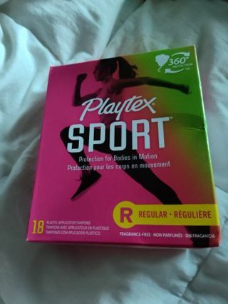 New in Package Playtex Sport Tampons size Regular