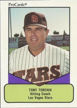 Tony Torchia 1990 Pro Cards Las Vegas Stars