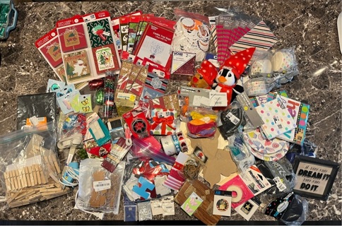 Huge lot of crafting, Christmas,party supplies etc 