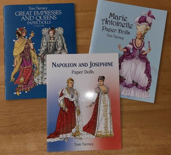 3 Paper Doll Books by Tom Tierney - Unused