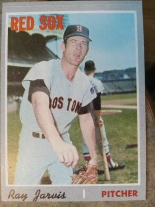 1970 T.C.G. RAY JARVIS BOSTON RED SOX BASEBALL CARD# 361