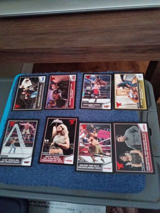 Lot of 23 WWE Topps cards of 2013 & 2016
