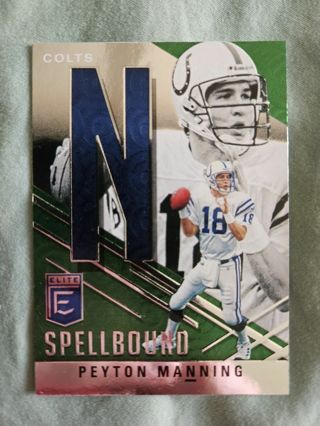 2021 Panini Elite Spellbound Green Peyton Manning