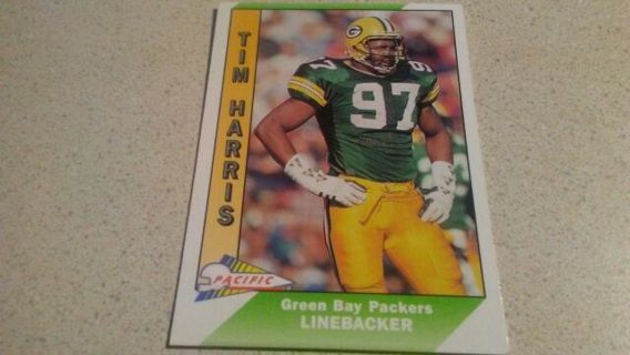 1991 PACIFIC TIM HARRIS GREEN BAY PACKERS FOOTBALL CARD# 155