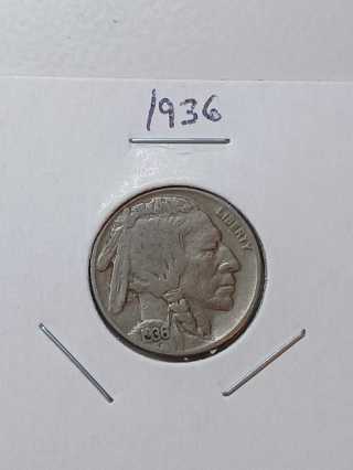 1936 Buffalo Head Nickel! 8