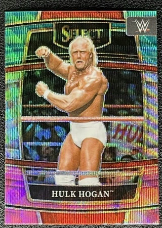 2023 WWE Select - Hulk Hogan Tri-Color Wave Prizm SP #69