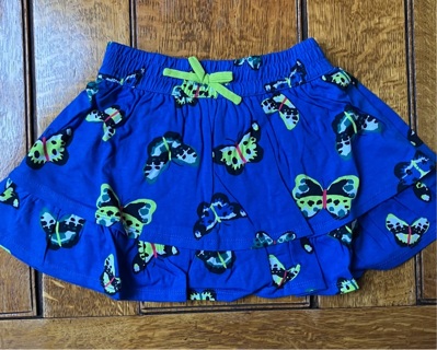 Girls Blue Skort 3T