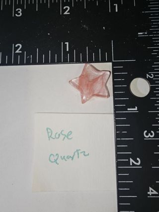 Rose Quartz Crystal/Healing stone Star Shape