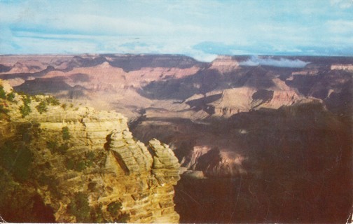 Vintage Postcard Grand Canyon, AZ