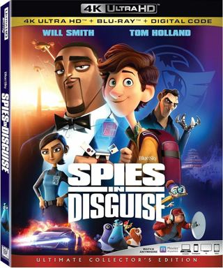 Spies In Disguise (Digital 4K UHD Download Code Only) *Tom Holland* *Will Smith* *Rashida Jones*
