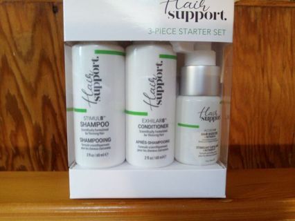 NEW--- HAIR SUPPORT 3- PIECE SETL