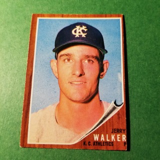 1962 - TOPPS BASEBALL CARD NO. 357 - JERRY WALKER - A'S